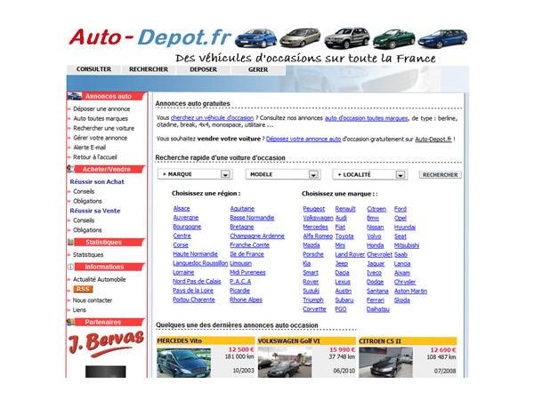 Auto Dépôt - Les annonces automobiles sur le web