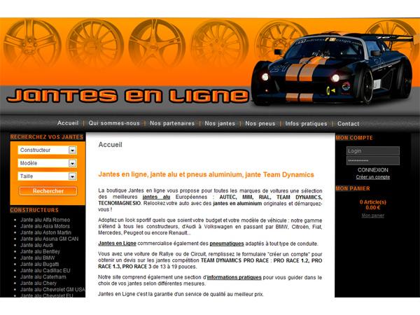 Jantes En Ligne, vente jante aluminium et pneus : Citroën, Renault, Peugeot 