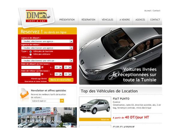 Location voiture Tunisie : Tunis, Sfax et Monastir avec DIM rent a car Tunisie