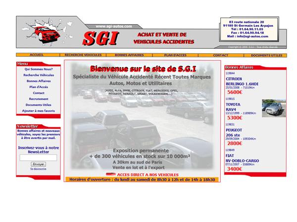 SGI Auto - véhicules accidentés
